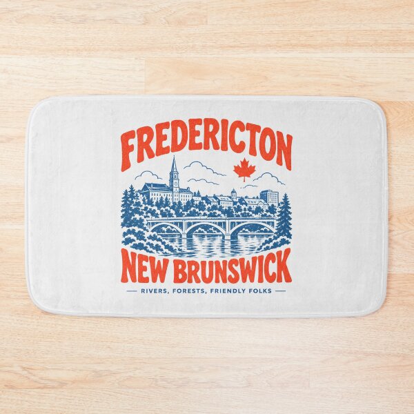 Item preview, Fredericton Retro City designed and sold by HowToCanadian.