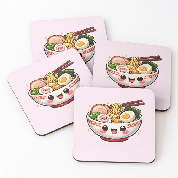 Item preview, Kawaii Ramen Bowl Pastel Art 2 designed and sold by Sommium .