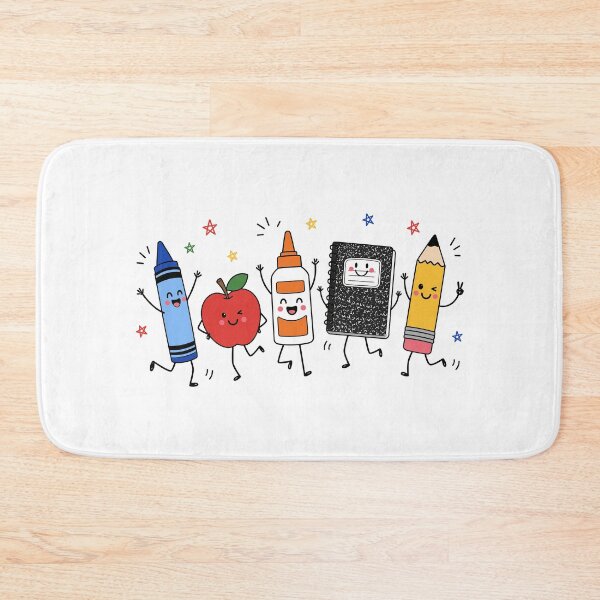 Item preview, Cute School Supplies Classroom Illustration designed and sold by Krasnovaovaova.