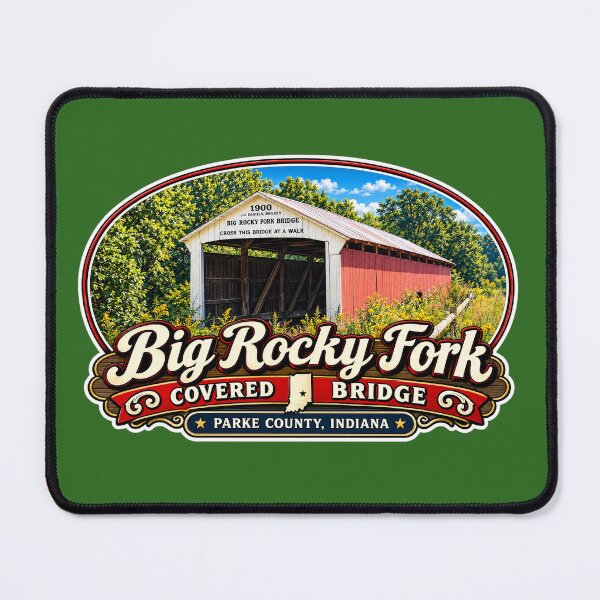 Item preview, Big Rocky Fork Covered Bridge - Americana Series designed and sold by gotucoveredart.