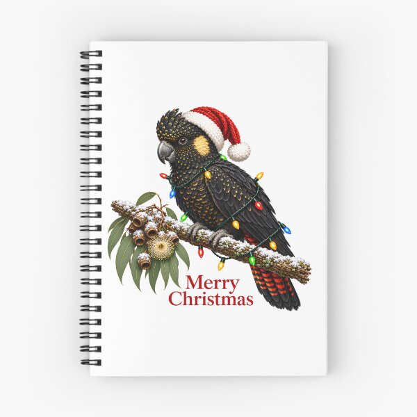 Item preview, Baudin’s Black Cockatoo Christmas – Australian Cockatoo Holiday Design designed and sold by SVALANART.