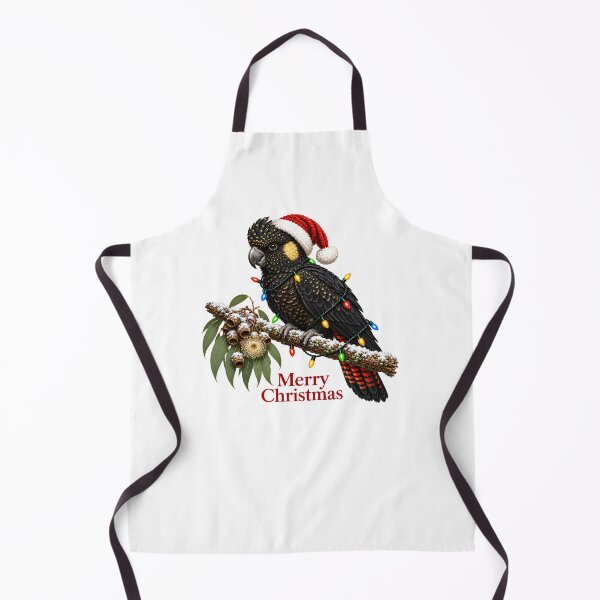 Item preview, Baudin’s Black Cockatoo Christmas – Australian Cockatoo Holiday Design designed and sold by SVALANART.