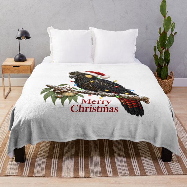 Item preview, Baudin’s Black Cockatoo Christmas – Australian Cockatoo Holiday Design designed and sold by SVALANART.