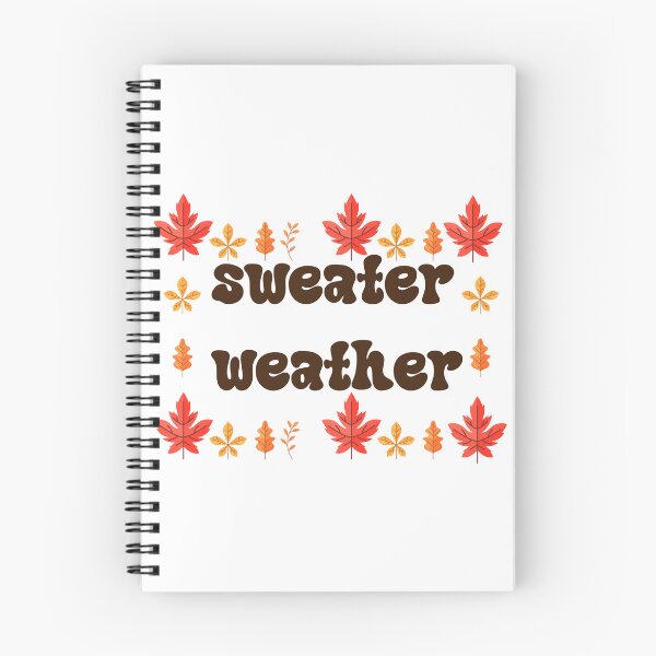 Item preview, 'Sweater Weather' Fall Leaves Vintage Autumn designed and sold by NAMASTHE WORLD.