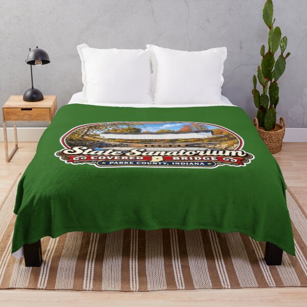 Item preview, State Sanatorium Covered Bridge - Americana Series designed and sold by gotucoveredart.