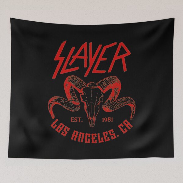 Item preview, Slayers Ests 1981 Los Angeless CA Ram Skull designed and sold by ramostrangdArt.