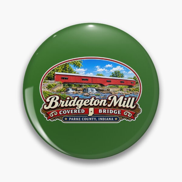 Item preview, Bridgeton Covered Bridge #2 - Americana Series designed and sold by gotucoveredart.