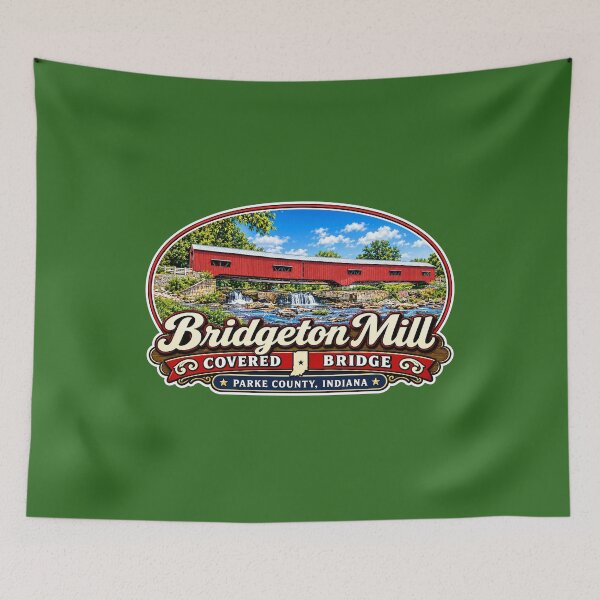 Item preview, Bridgeton Covered Bridge #2 - Americana Series designed and sold by gotucoveredart.