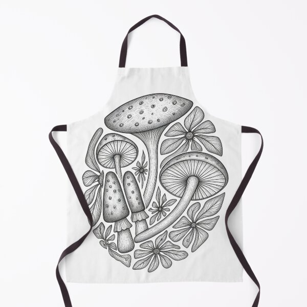 Item preview, Mushroom design cottagecore style designed and sold by MeadowsAndInk.