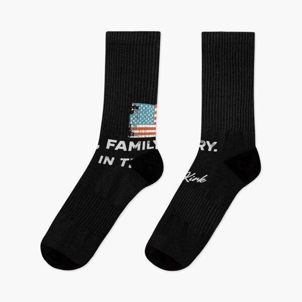 Item preview, God Family Country In That Order Charlie Kirk Distressed American Flag designed and sold by Dravienart.