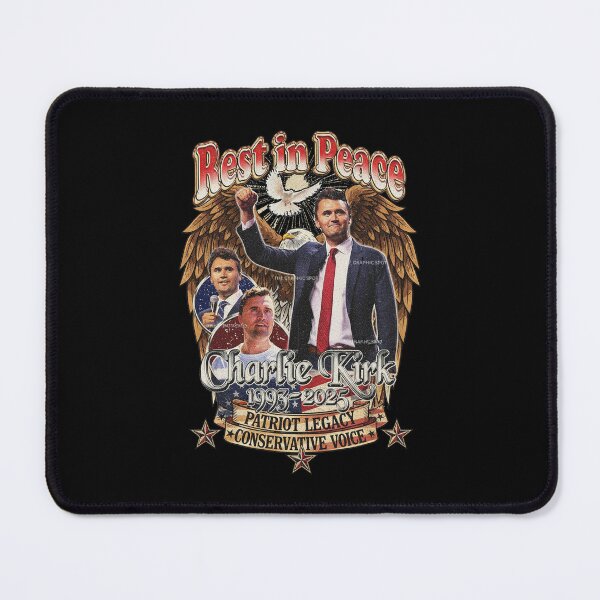 Item preview, Rest In Peace Charlie Kirk Patriot Legacy Conservative Voice Memorial designed and sold by Dravienart.