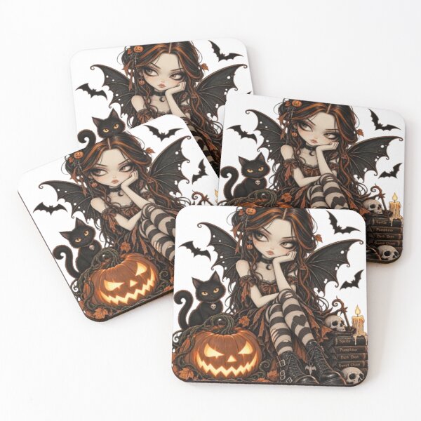 Item preview, Gothic Halloween Fairy Girl designed and sold by TATOXIDE.