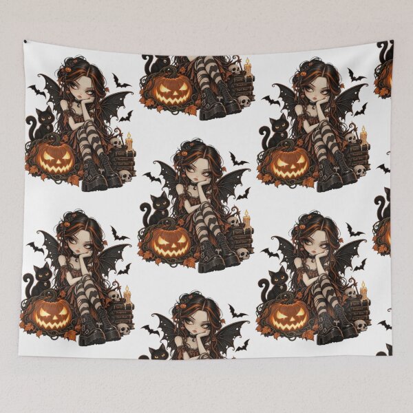 Item preview, Gothic Halloween Fairy Girl designed and sold by TATOXIDE.
