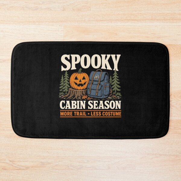 Item preview, Spooky Cabin Season Halloween Camping Hiking Fall Autumn  designed and sold by clothesy7.