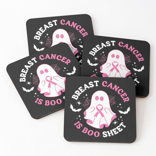 Item preview, In October We Wear Pink Breast Cancer Is Boo Sheet Halloween designed and sold by H3ll-Ash-Studio.