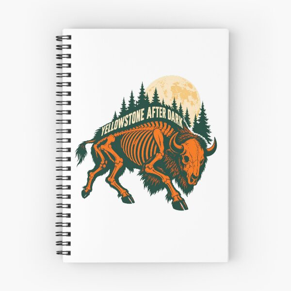 Item preview, Skeletal Bison Full Moon Forest Gothic Camper designed and sold by chattsuede.