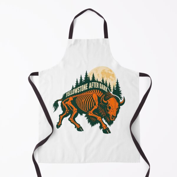 Item preview, Skeletal Bison Full Moon Forest Gothic Camper designed and sold by chattsuede.