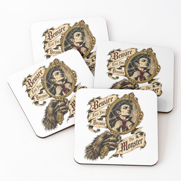 Item preview, Vampire Reflection Gothic Horror Engraving Dark Academia designed and sold by chattsuede.