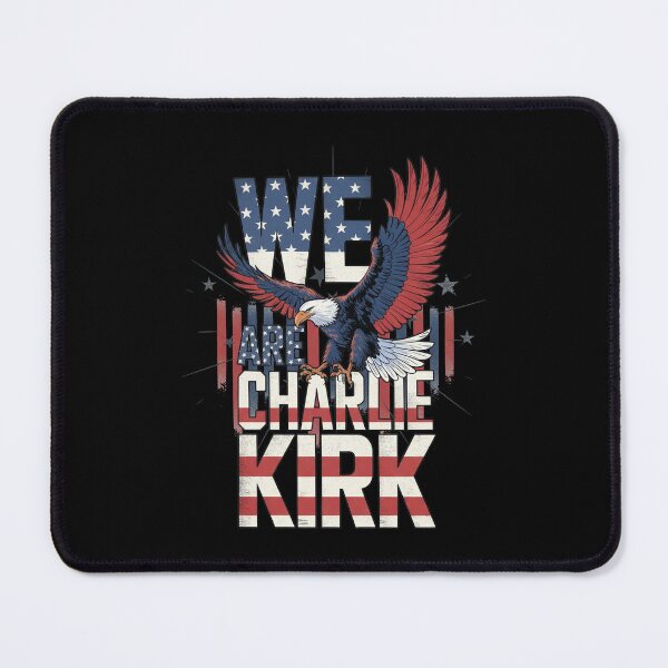 Item preview, We Are Charlie Kirk Patriotic American Flag Bald Eagle Wings designed and sold by Dravienart.