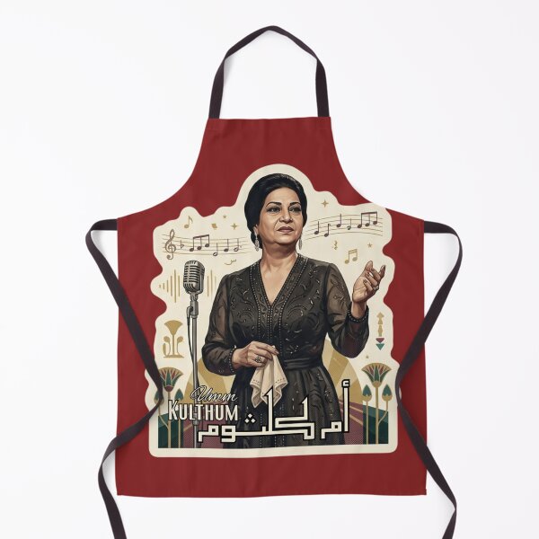 Item preview, Umm Kulthum Planet Of The East Arabic Singer Sticker designed and sold by KaBaRen.