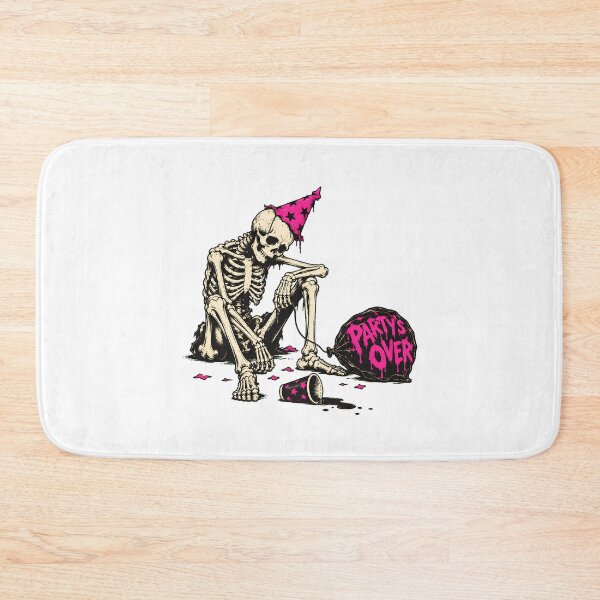 Item preview, Sad Skeleton Pink Balloon Goth Humor designed and sold by chattsuede.