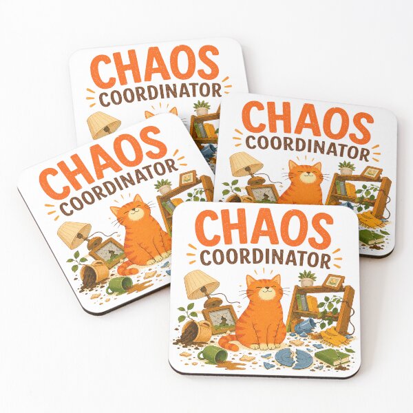 Item preview, Chaos Coordinator Funny Orange Cat Homebody designed and sold by rim-95.