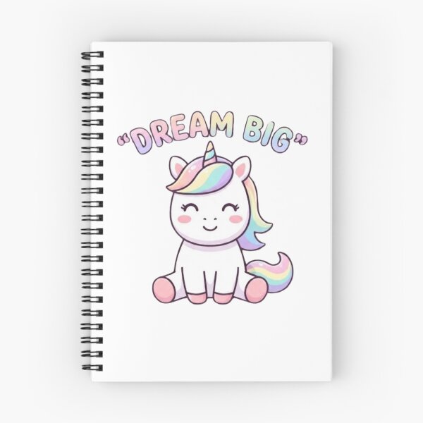 Item preview, Dream Big Cute Unicorn designed and sold by lailakhalaf.
