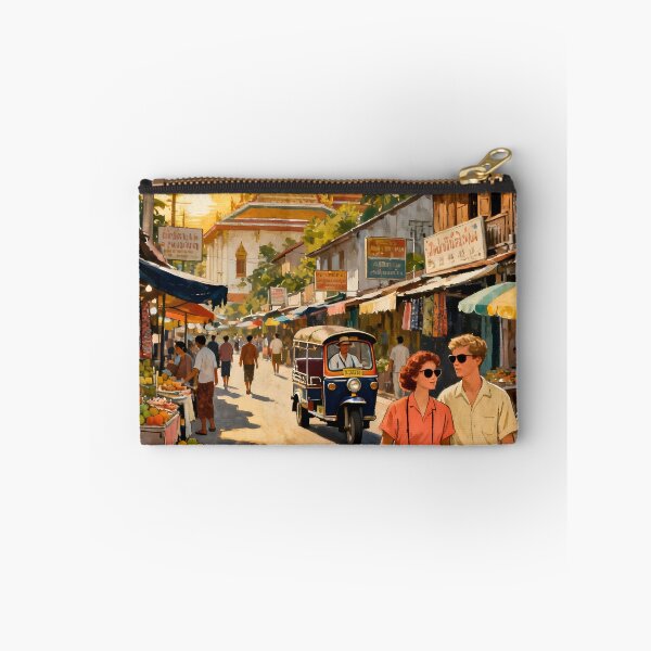 Item preview, Khao San Road 1968 – Discovering Bangkok | Vintage Thailand Travel Poster designed and sold by Spirit of Siam.