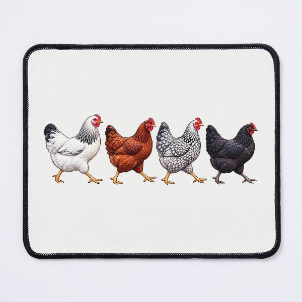 Item preview, Chickens on a Walk designed and sold by gotucoveredart.