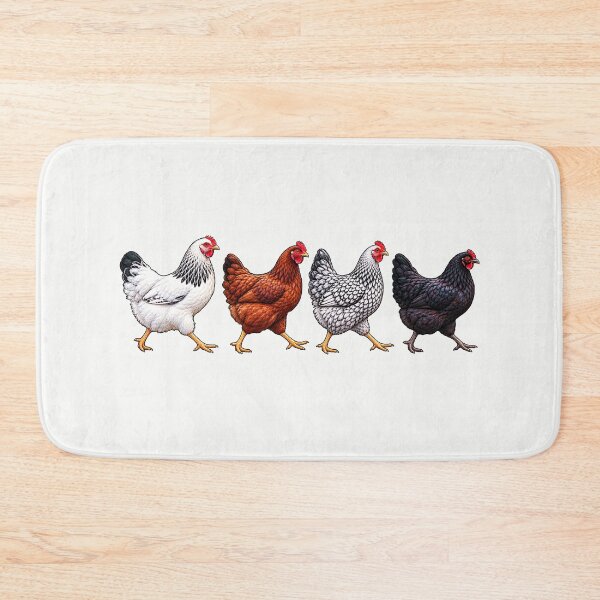 Item preview, Chickens on a Walk designed and sold by gotucoveredart.