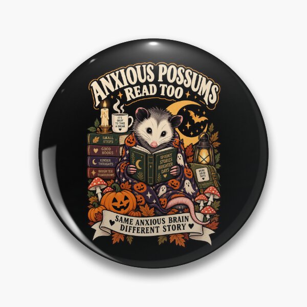 Item preview, Anxious Possums Read Too Cute Opossum Book Lover designed and sold by Ridaelb.