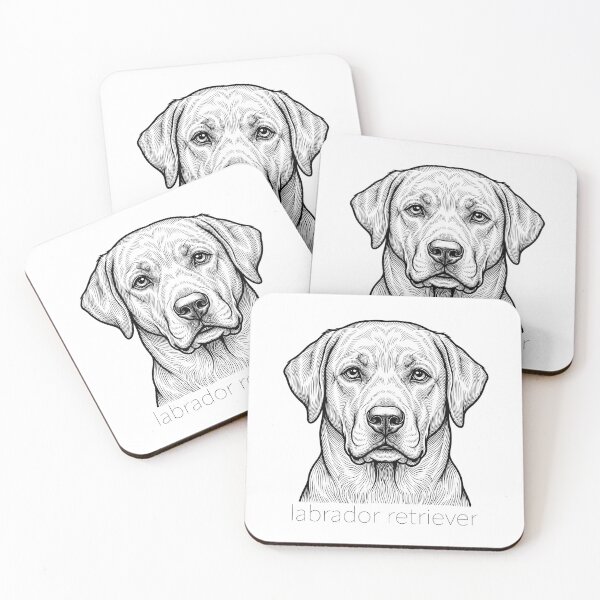 Item preview, Labrador Retriever Portrait Illustration designed and sold by SUP-R-Ts.
