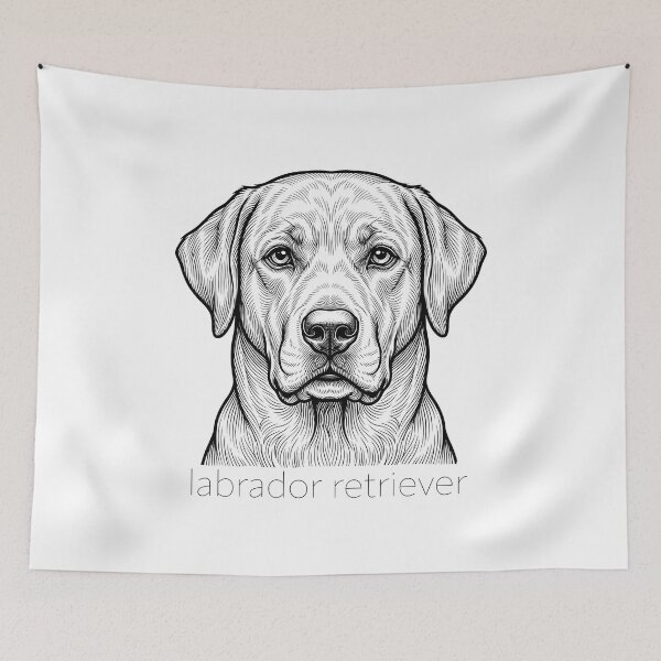 Item preview, Labrador Retriever Portrait Illustration designed and sold by SUP-R-Ts.