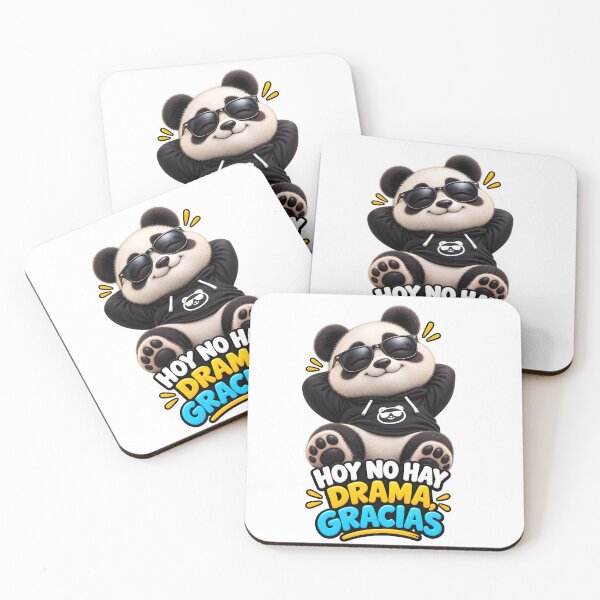 Item preview, Chill panda with sunglasses: no drama today, thanks designed and sold by LINSSEX Style • Urban & Sport Streetwear.