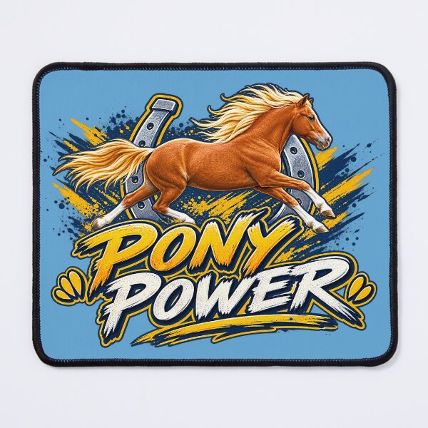 Item preview, Pony Power - Blue and Gold designed and sold by gotucoveredart.