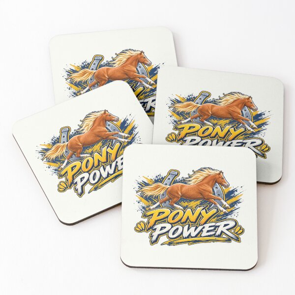 Item preview, Pony Power - Blue and Gold designed and sold by gotucoveredart.