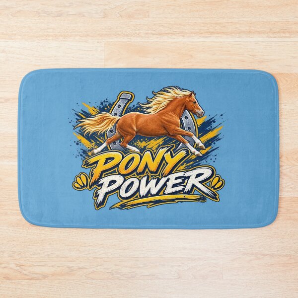 Item preview, Pony Power - Blue and Gold designed and sold by gotucoveredart.