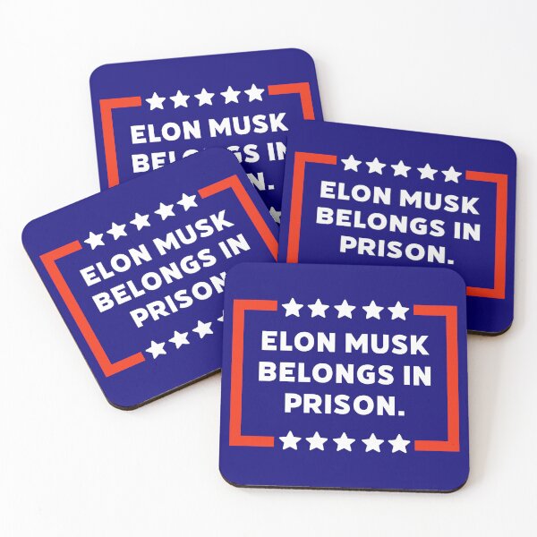 Item preview, Elon Musk belongs in prison  designed and sold by Rachel the Artist .