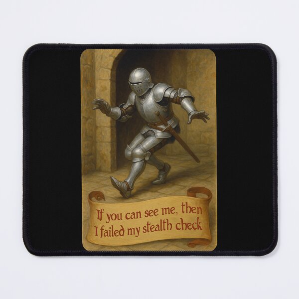 Item preview, If you can see me, then I failed my stealth check. designed and sold by abby-thorns.