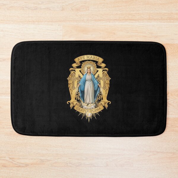 Item preview, Ave Maria Gratia Plena Our Lady Of Grace Marian Monogram Gold Crest designed and sold by Dravienart.