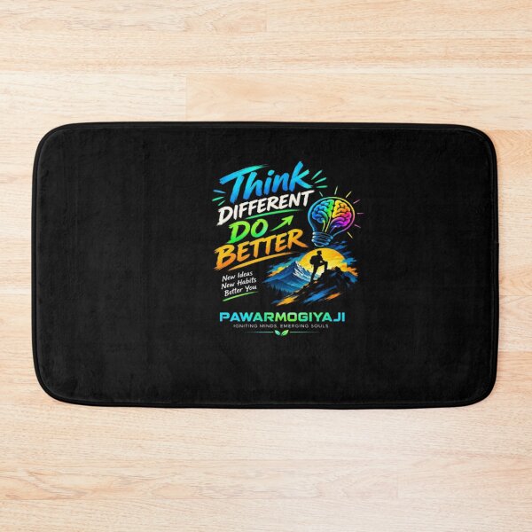Item preview, Think Do Better Neon Typography Inspirational Art by Pawarmogiyaji designed and sold by Pawar1999.