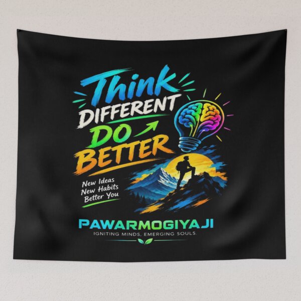 Item preview, Think Do Better Neon Typography Inspirational Art by Pawarmogiyaji designed and sold by Pawar1999.