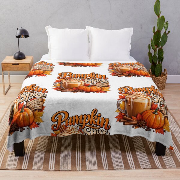 Item preview, Pumpkin Spice Latte Fall Illustration designed and sold by wordplay101.
