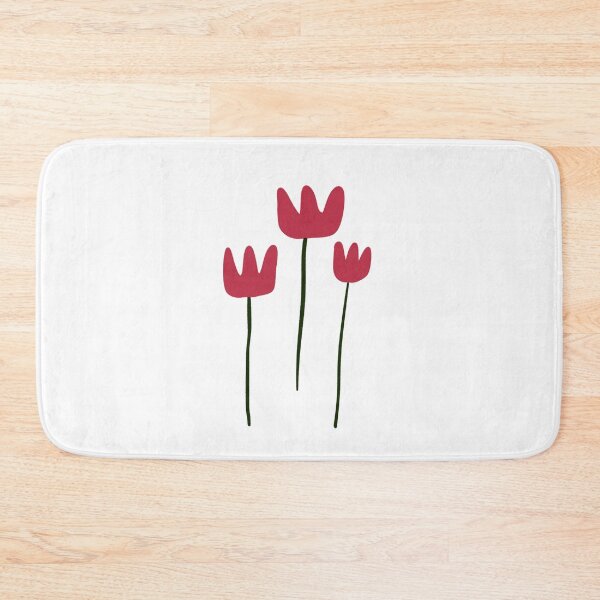 Item preview, Cute Red Tulips Minimalist Sparkle Illustration designed and sold by IriArt-Designs.