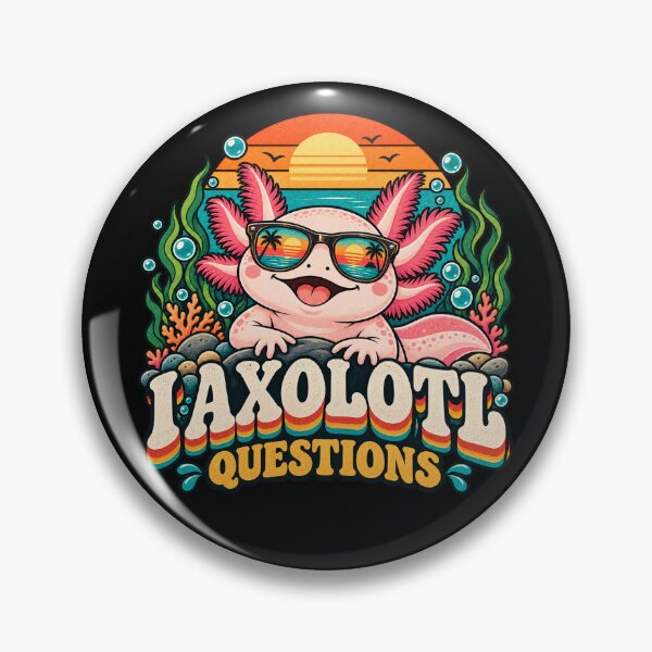 Item preview, I Axolotl Questions – Cute Retro Axolotl designed and sold by will freed18.