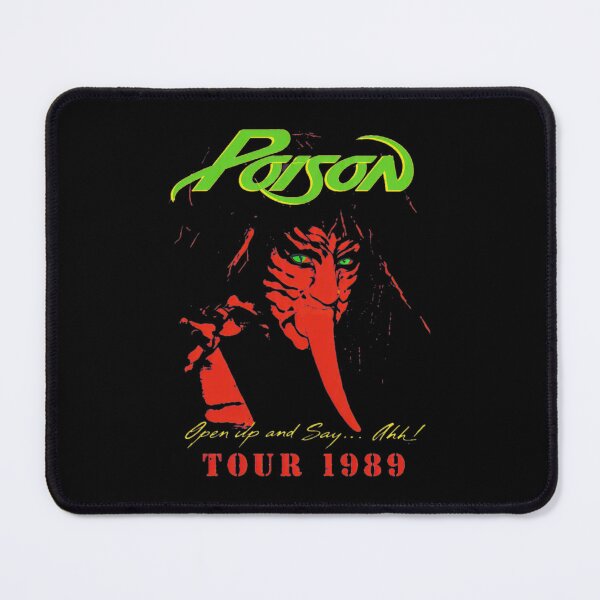 Item preview, Poisons Tours 1989 _Open Up and Say... Uhhh!_ Rock-51 designed and sold by diaricesaltArt.