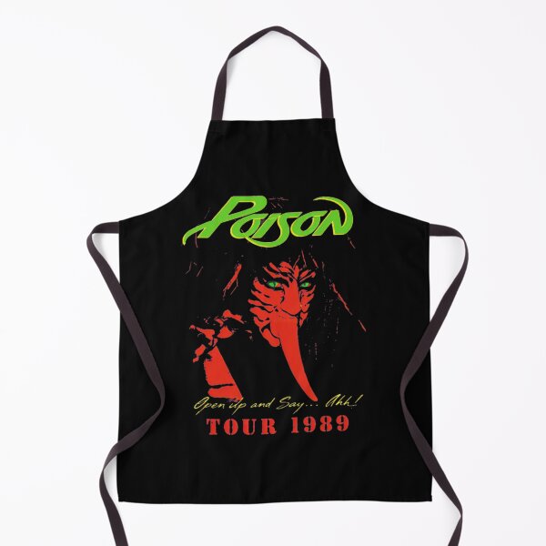Item preview, Poisons Tours 1989 _Open Up and Say... Uhhh!_ Rock-51 designed and sold by diaricesaltArt.