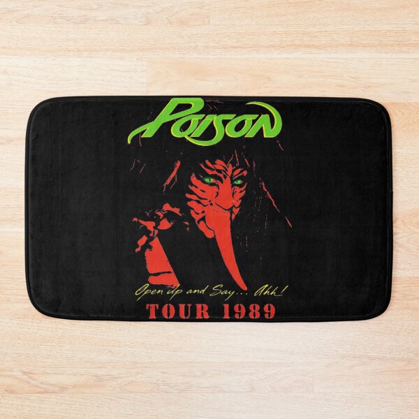 Item preview, Poisons Tours 1989 _Open Up and Say... Uhhh!_ Rock-51 designed and sold by diaricesaltArt.