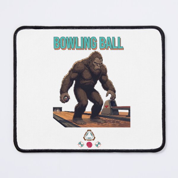 Item preview, Bigfoot Bowling Alley Funny Sasquatch Bowler Gift designed and sold by Whimsy Trail Co.