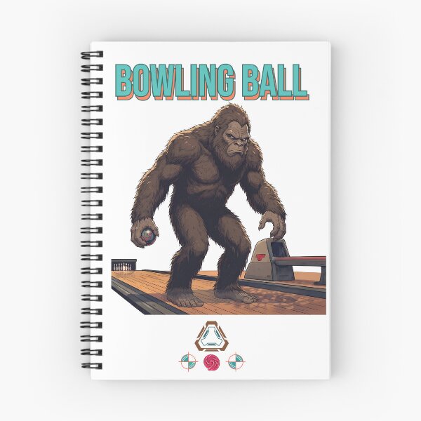 Item preview, Bigfoot Bowling Alley Funny Sasquatch Bowler Gift designed and sold by Whimsy Trail Co.